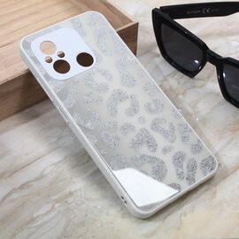 Futrola Shiny glass - Xiaomi Redmi 12C bela.