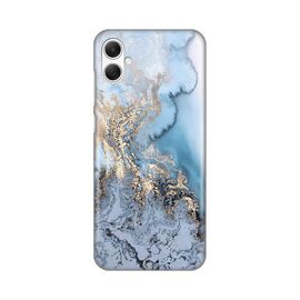 Silikonska futrola PRINT - Samsung A055 Galaxy A05 Blue Gold Marble.