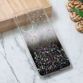 Silikonska futrola Glitter - Huawei Honor 50/Nova 9 crna.