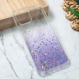 Silikonska futrola Glitter - Xiaomi Redmi A1/Redmi A2 ljubicasta.