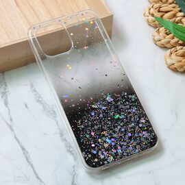Silikonska futrola Glitter - Xiaomi Redmi A1/Redmi A2 crna.