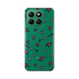 Silikonska futrola PRINT Skin - Huawei Honor X8b Heart Pattern.