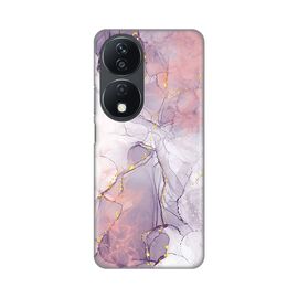 Silikonska futrola PRINT - Huawei Honor X7b Pink Marble.