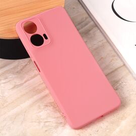 Silikonska futrola Teracell Giulietta - Motorola Moto G04 mat roze.