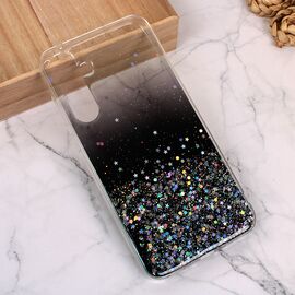 Silikonska futrola Glitter - Samsung A356 Galaxy A35 5G crna.