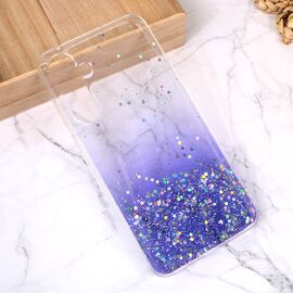 Silikonska futrola Glitter - Samsung A356 Galaxy A35 5G ljubicasta.