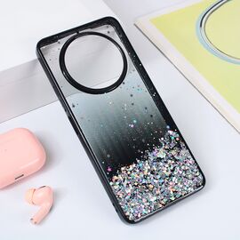 Futrola Frame Glitter - Xiaomi Redmi A3 crna.