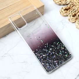 Silikonska futrola Glitter - Samsung A715F Galaxy A71 crna.