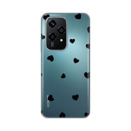 Silikonska futrola PRINT Skin - Huawei Honor 200 Lite Hearts.