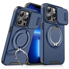 Futrola CamShield Ring stand - iPhone 13 Pro plava.