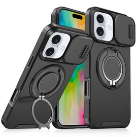 Futrola CamShield Ring stand - iPhone 16 6.1 crna.