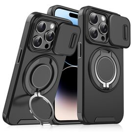 Futrola CamShield Ring stand - iPhone 14 Pro Max 6.7 crna.