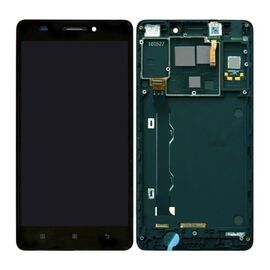 LCD displej (ekran) - Lenovo A7000 + Touch screen + frame black (crni).