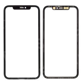 Staklo touchscreen-a + frame za Iphone 11 Crno (Crown Quality).