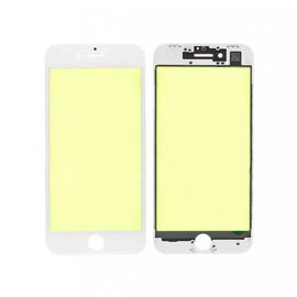 Staklo touchscreen-a + frame za iPhone 8/SE (2020) Belo (Crown Quality).