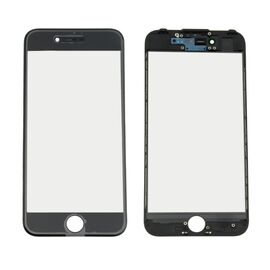 Staklo touchscreen-a + frame + OCA - Iphone 7 Crno.