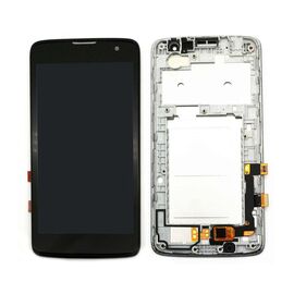 LCD displej (ekran) - LG K7/X210+touch screen crni+frame.