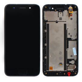 LCD displej (ekran) - Huawei Y3 2017+touch screen crni+frame.