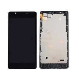 LCD displej (ekran) - Microsoft Lumia 540+touch screen crni+frame.