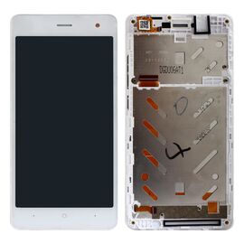 LCD displej (ekran) - Wiko JERRY 2+touch screen beli+frame SPO SH.