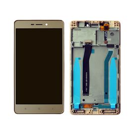 LCD displej (ekran) - Xiaomi Redmi 3+touch screen zlatni+frame.