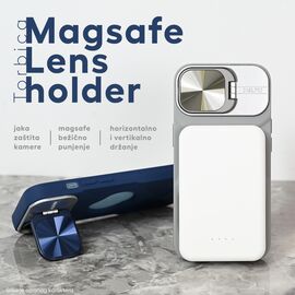 Futrola Magsafe Lens holder - iPhone 11 6.1 siva.