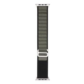 Narukvica Moye Smart Watch Alpine Loop Strap 44/45/49mm black (crni) With Green.