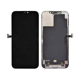 LCD displej (ekran) - iPhone 12 Pro Max + touchscreen black (crni) APLONG Soft OLED.