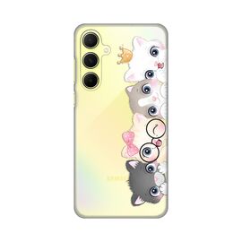 Silikonska futrola PRINT Skin - Samsung A556 Galaxy A55 5G Cats.