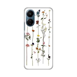 Silikonska futrola PRINT Skin - Xiaomi Redmi 13C Flower.