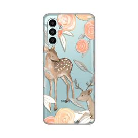 Silikonska futrola PRINT Skin - Samsung A136 Galaxy A13 5G/A047 Galaxy A04s Flower Deer.