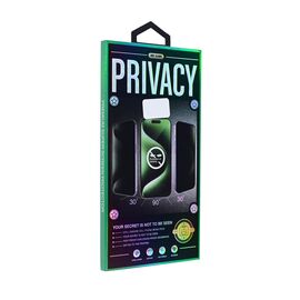 Zastitno Staklo Tempered Glass Privacy 2.5D full glue - iPhone 16 6.1 crna.