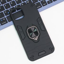 Futrola Cube Ring - iPhone 15 Plus 6.7 crna.