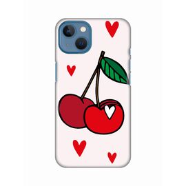 Silikonska futrola PRINT - iPhone 13 Cherry.