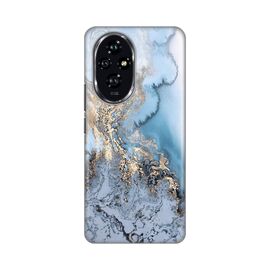 Silikonska futrola PRINT - Huawei Honor 200 Blue Gold Marble.