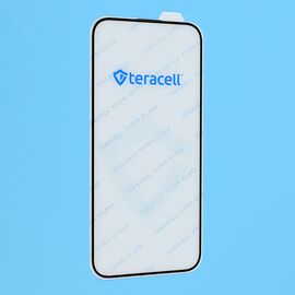 Zastitno staklo Tempered glass Teracell Titan 2.5D iPhone 15 Pro Max 6.7 crni.