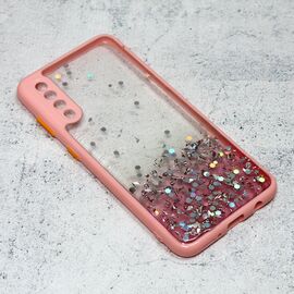 Futrola Frame Glitter - Samsung A307F/A505F/A507F Galaxy A30s/A50/A50s roze.