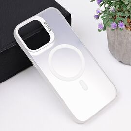 Futrola Magsafe providna - iPhone 16 Pro Max 6.9 srebrna.