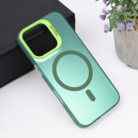 Futrola Magsafe providna - iPhone 16 Pro zelena.