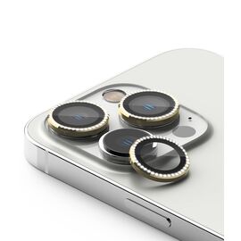 Zastita - kameru DIAMOND za iPhone 16 Pro (6.3)/16 Pro Max (6.9) zlatna (MS).