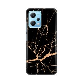 Silikonska futrola PRINT - Xiaomi Redmi Note 12 5G (EU) All black (crni).