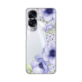 Silikonska futrola PRINT Skin - Huawei Honor 90 Lite Blue Roses.