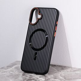 Futrola Magsafe Stripe - iPhone 16 Plus 6.7 crna.