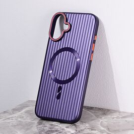 Futrola Magsafe Stripe - iPhone 16 Plus 6.7 ljubicasta.