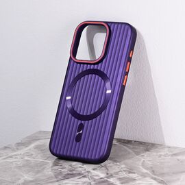 Futrola Magsafe Stripe - iPhone 15 Pro 6.1 ljubicasta.