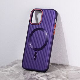 Futrola Magsafe Stripe - iPhone 12 6.1 ljubicasta.