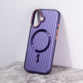 Futrola Magsafe Stripe - iPhone 16 6.1 ljubicasta.