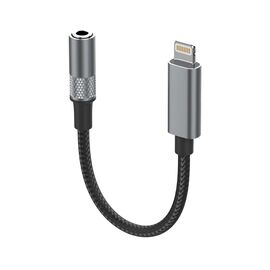 Adapter LDNIO LSY80i - slusalice iPhone Lightning na 3.5mm crni.