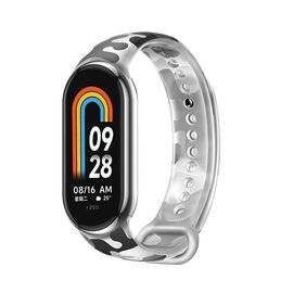 Narukvica - smart watch Xiaomi Mi Band M8/M9 army siva.