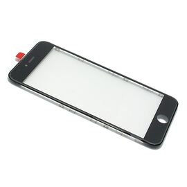 Staklo touchscreen-a - iPhone 6s Plus sa frejmom + oca black (crni) (MS).